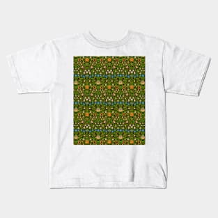 William Morris Violet and Columbine Green Colorway Kids T-Shirt